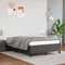 vidaXL - Bedframe - kunstleer - grijs - 120x200 - cm