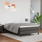vidaXL - Bedframe - kunstleer - grijs - 120x200 - cm