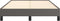 vidaXL - Bedframe - kunstleer - grijs - 120x200 - cm