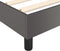 vidaXL - Bedframe - kunstleer - grijs - 120x200 - cm