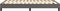 vidaXL - Bedframe - kunstleer - grijs - 120x200 - cm