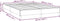 vidaXL - Bedframe - kunstleer - grijs - 140x190 - cm