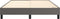 vidaXL - Bedframe - kunstleer - grijs - 140x190 - cm