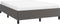 vidaXL - Bedframe - kunstleer - grijs - 140x190 - cm