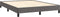 vidaXL - Bedframe - kunstleer - grijs - 140x190 - cm