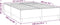 vidaXL - Bedframe - kunstleer - grijs - 140x200 - cm