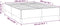 vidaXL - Bedframe - kunstleer - grijs - 140x200 - cm