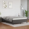 vidaXL - Bedframe - kunstleer - grijs - 140x200 - cm