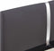 vidaXL - Bedframe - kunstleer - grijs - 140x200 - cm