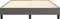 vidaXL - Bedframe - kunstleer - grijs - 140x200 - cm