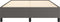 vidaXL - Bedframe - kunstleer - grijs - 140x200 - cm