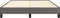 vidaXL - Bedframe - kunstleer - grijs - 140x200 - cm