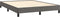 vidaXL - Bedframe - kunstleer - grijs - 140x200 - cm