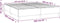 vidaXL - Bedframe - kunstleer - grijs - 160x200 - cm