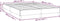 vidaXL - Bedframe - kunstleer - grijs - 160x200 - cm