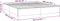 vidaXL - Bedframe - kunstleer - grijs - 160x200 - cm
