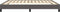 vidaXL - Bedframe - kunstleer - grijs - 160x200 - cm