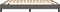 vidaXL - Bedframe - kunstleer - grijs - 160x200 - cm