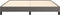 vidaXL - Bedframe - kunstleer - grijs - 160x200 - cm