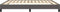 vidaXL - Bedframe - kunstleer - grijs - 160x200 - cm