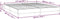 vidaXL - Bedframe - kunstleer - grijs - 180x200 - cm