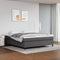 vidaXL - Bedframe - kunstleer - grijs - 180x200 - cm