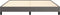 vidaXL - Bedframe - kunstleer - grijs - 180x200 - cm