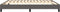 vidaXL - Bedframe - kunstleer - grijs - 180x200 - cm