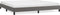 vidaXL - Bedframe - kunstleer - grijs - 200x200 - cm