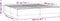 vidaXL - Bedframe - kunstleer - grijs - 200x200 - cm