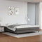 vidaXL - Bedframe - kunstleer - grijs - 200x200 - cm