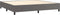 vidaXL - Bedframe - kunstleer - grijs - 200x200 - cm