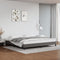 vidaXL - Bedframe - kunstleer - grijs - 200x200 - cm