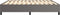 vidaXL - Bedframe - kunstleer - grijs - 200x200 - cm