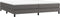 vidaXL - Bedframe - kunstleer - grijs - 200x200 - cm