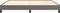 vidaXL - Bedframe - kunstleer - grijs - 200x200 - cm
