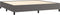 vidaXL - Bedframe - kunstleer - grijs - 200x200 - cm