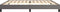 vidaXL - Bedframe - kunstleer - grijs - 200x200 - cm
