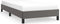vidaXL - Bedframe - kunstleer - grijs - 80x200 - cm
