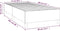 vidaXL - Bedframe - kunstleer - grijs - 80x200 - cm