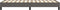 vidaXL - Bedframe - kunstleer - grijs - 80x200 - cm