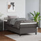 vidaXL - Bedframe - kunstleer - grijs - 80x200 - cm