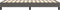 vidaXL - Bedframe - kunstleer - grijs - 80x200 - cm