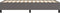 vidaXL - Bedframe - kunstleer - grijs - 80x200 - cm