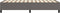 vidaXL - Bedframe - kunstleer - grijs - 80x200 - cm