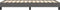 vidaXL - Bedframe - kunstleer - grijs - 80x200 - cm