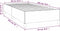 vidaXL - Bedframe - kunstleer - grijs - 90x190 - cm