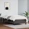 vidaXL - Bedframe - kunstleer - grijs - 90x190 - cm