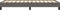 vidaXL - Bedframe - kunstleer - grijs - 90x190 - cm