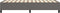 vidaXL - Bedframe - kunstleer - grijs - 90x190 - cm